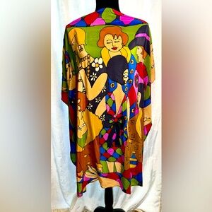 Vintage Silkscapes 1994 Hand Painted Scarf